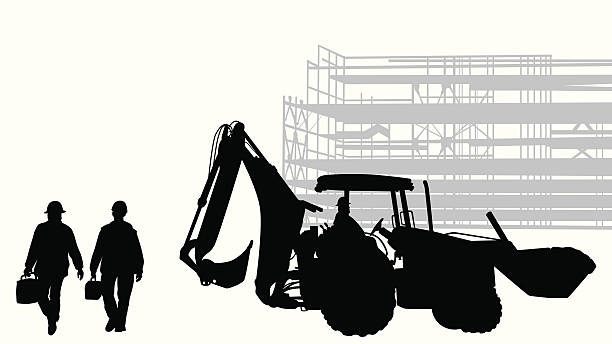 ilustraciones, imágenes clip art, dibujos animados e iconos de stock de constructionsite - lunch box construction black