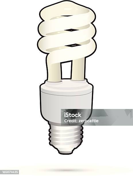 Icône Ampoule Fluorescente Compacte Vecteurs libres de droits et plus d'images vectorielles de Ampoule à basse consommation - Ampoule à basse consommation, Ampoule électrique, Concepts