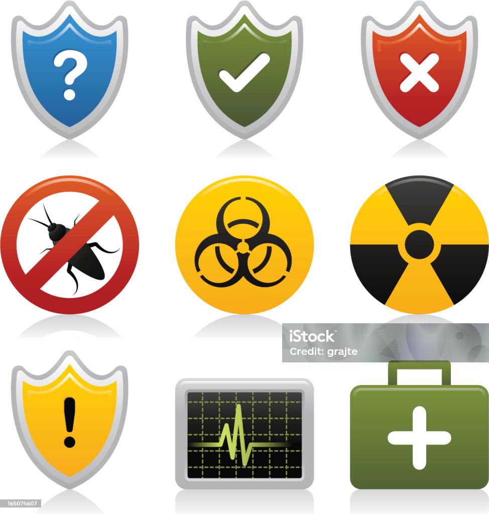 Web / Internet Security Icons  Advice stock vector