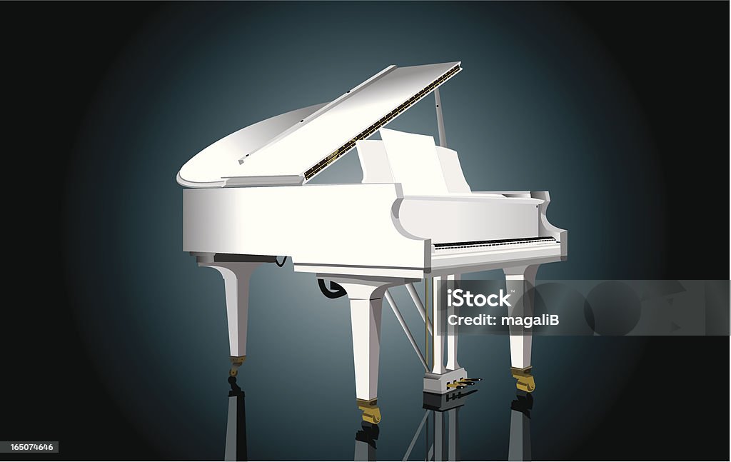 white piano white piano , the same as john lennon 's piano Piano stock vector