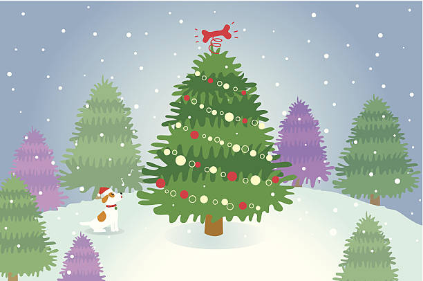 illustrazioni stock, clip art, cartoni animati e icone di tendenza di spinotto di natale - deco decoration christmas christmas tree