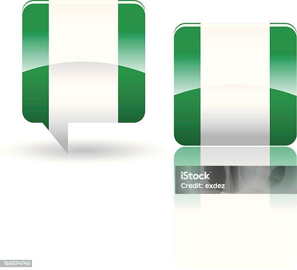National Flaga Nigerii - Stockowe grafiki wektorowe i więcej obrazów Flaga Nigerii - Flaga Nigerii, Afryka, Bez ludzi