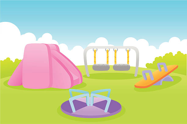 illustrazioni stock, clip art, cartoni animati e icone di tendenza di parco giochi - arc de triomphe du carrousel