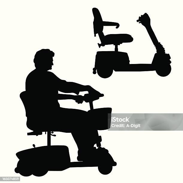 Vetores de Scooterwoman e mais imagens de Adulto - Adulto, Clip Art, Contorno