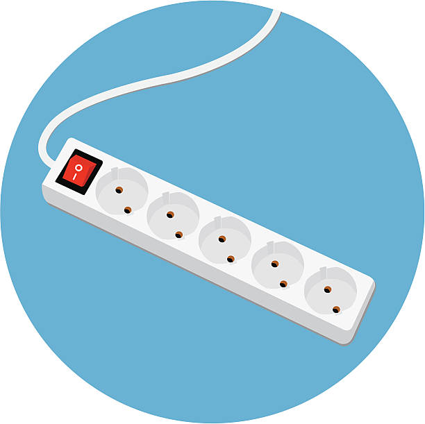 ilustrações, clipart, desenhos animados e ícones de fio de extensão - extension cord