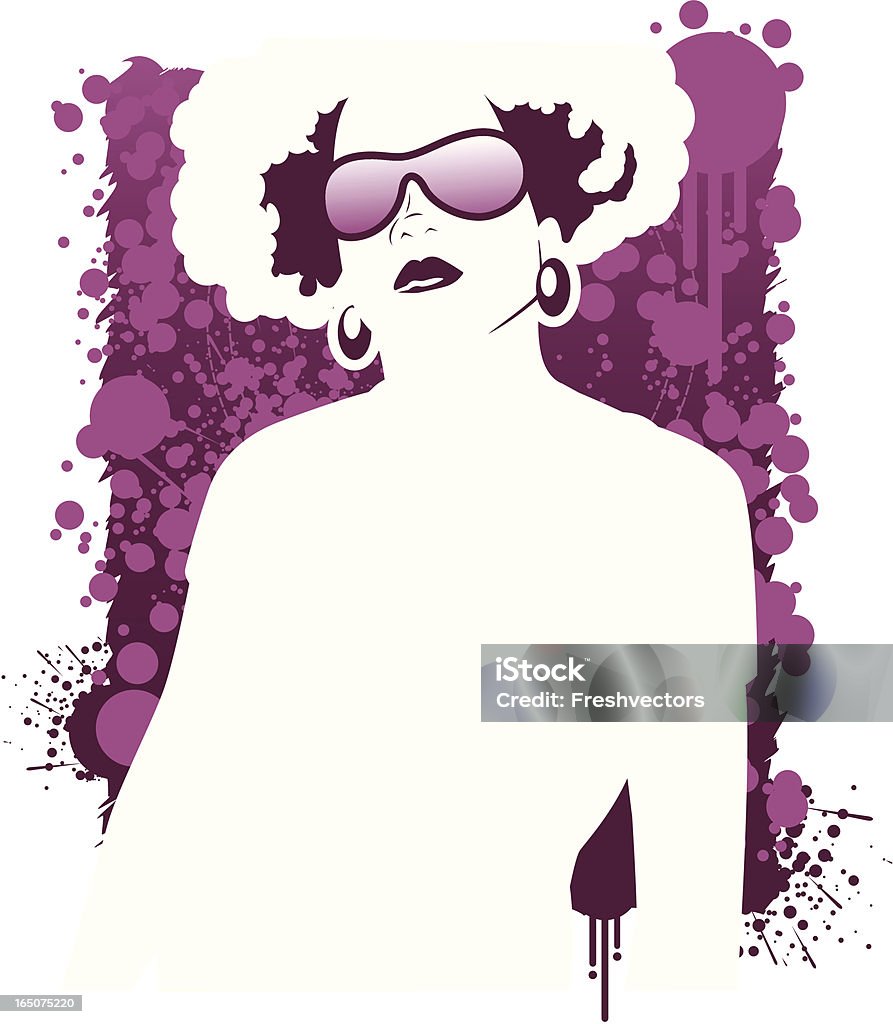 Afro chique Vector - Royalty-free Afro arte vetorial