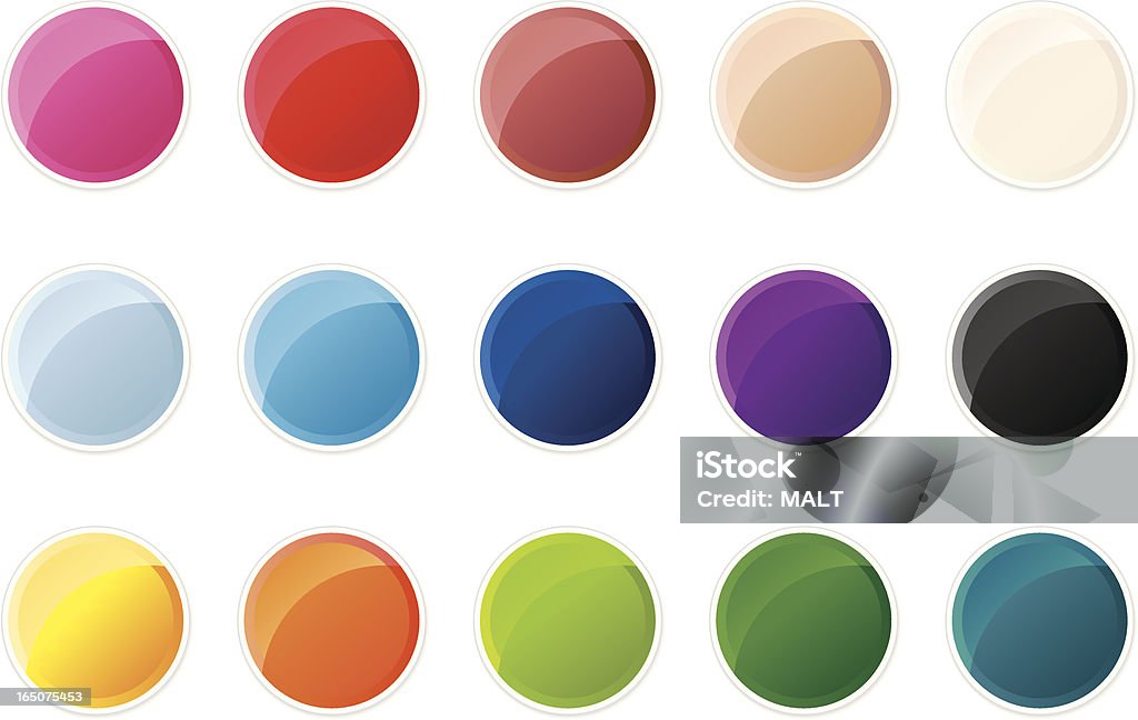 Glänzend farbigen Stoffen - Lizenzfrei Beige Vektorgrafik