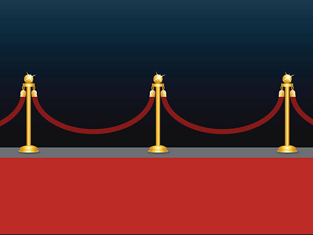 the red carpet vector illustration of red carpet in frontal view (can be tiled horizontally) red carpet stock illustrations