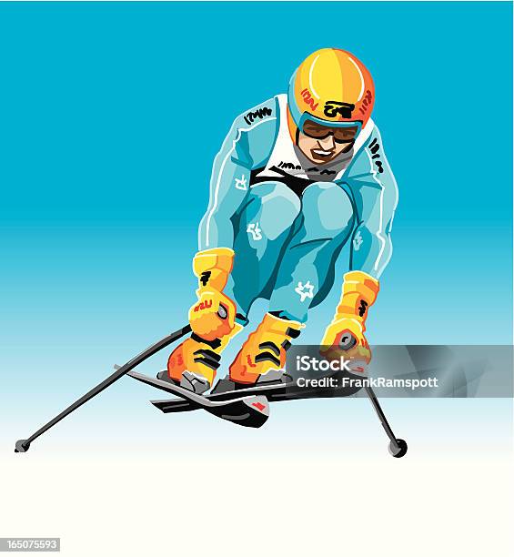 Downhiller ジャンプ - スキー板のベクターアート素材や画像を多数ご用意 - スキー板, スキー, ジャンプする