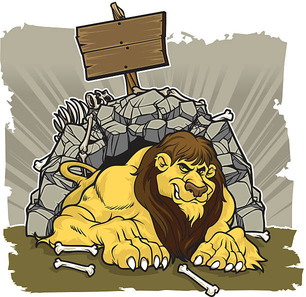 Lions Den Stock Illustration - Download Image Now - Lion - Feline, Animal  Den, Illustration - iStock
