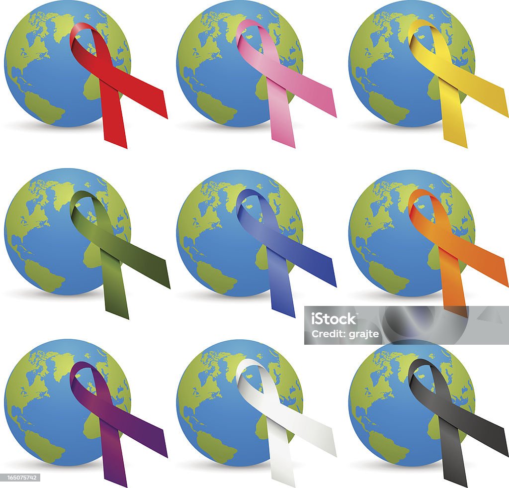 Świat taśmy - Grafika wektorowa royalty-free (AIDS)