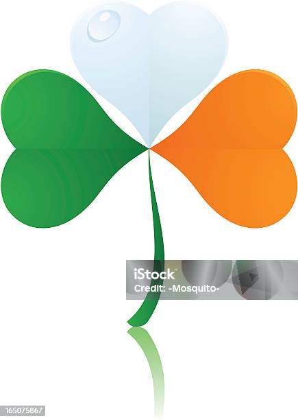 Trèfle Irlandais Vecteurs libres de droits et plus d'images vectorielles de Blanc - Blanc, Couleur verte, Culture irlandaise