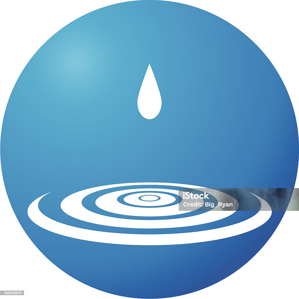 water drop water drip Clearwater - Florida stock vector