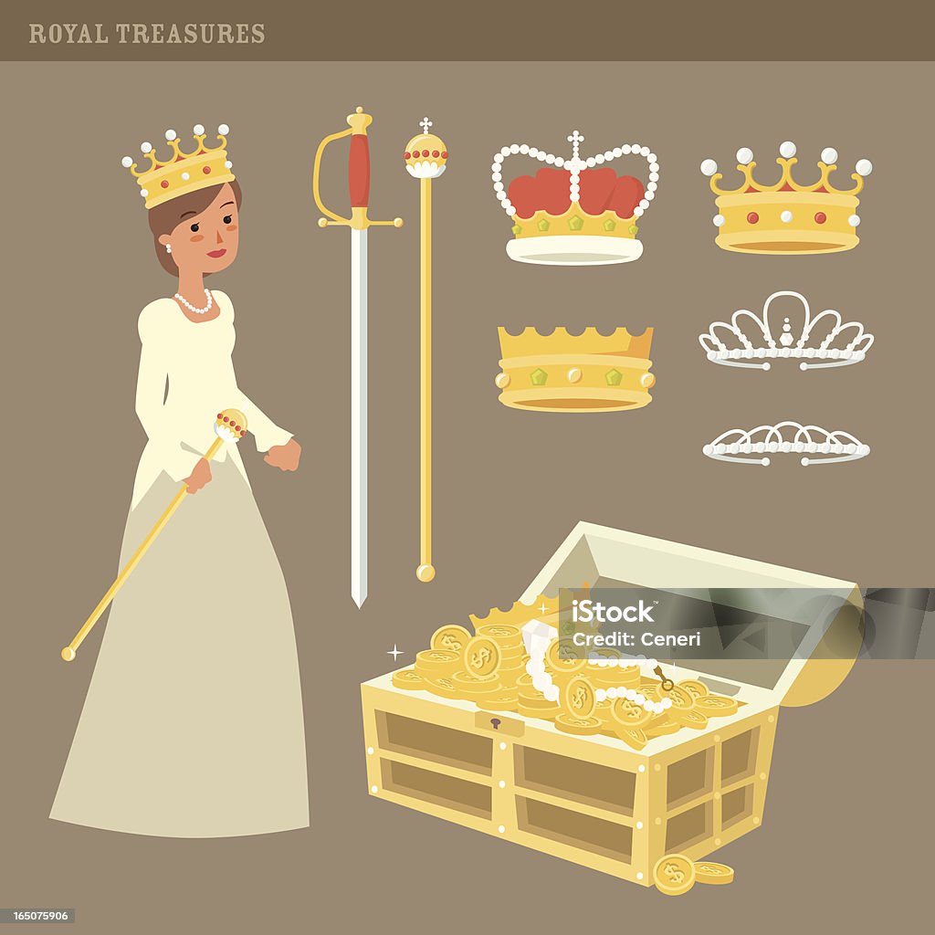 Royal skarby - Grafika wektorowa royalty-free (Berło)