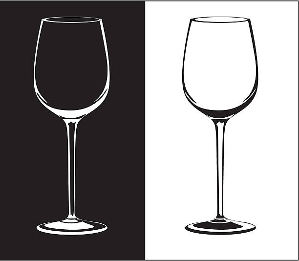 Wein Glas – Vektorgrafik