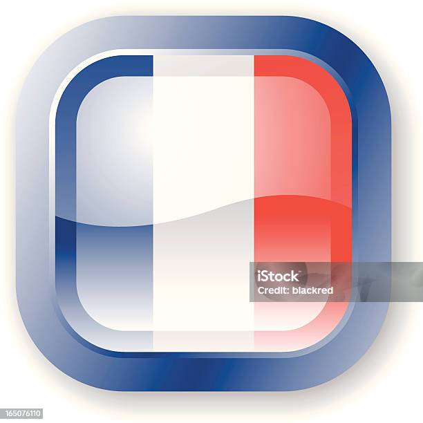 Ilustración de Icono Bandera De Francia y más Vectores Libres de Derechos de Azul - Azul, Bandera, Bandera francesa