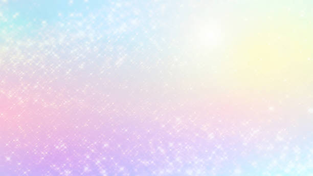 istock Abstract iridescent pastel background with sparkles or snowflakes . 1650761733