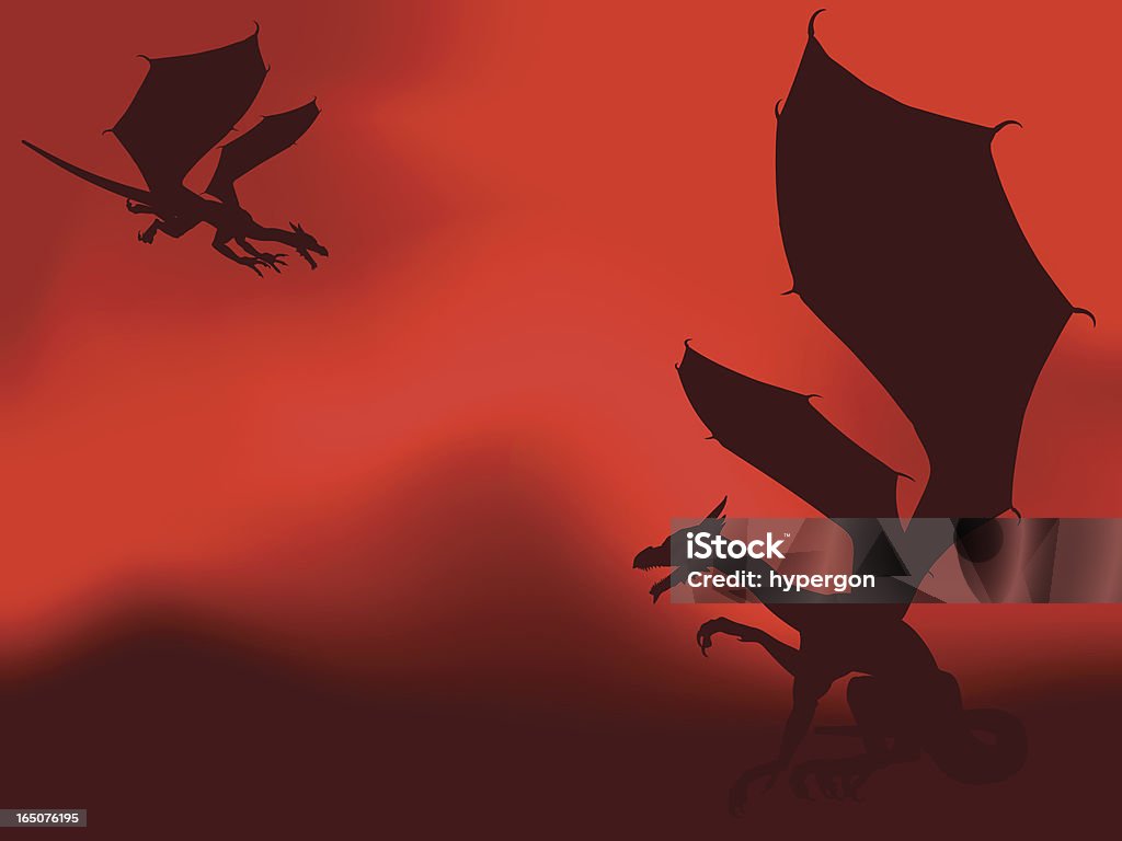 Dragons File types included are ai, eps, and jpg. Dragon stock vector