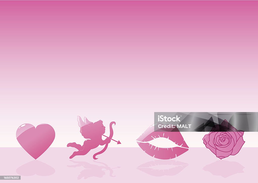 Valentinstag Hintergrund - Lizenzfrei Amor Vektorgrafik
