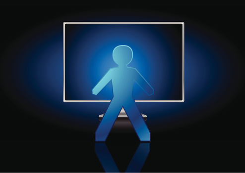 Computer User Hd Computer User Stock Illustration - Download Image Now - Adult, Business ...