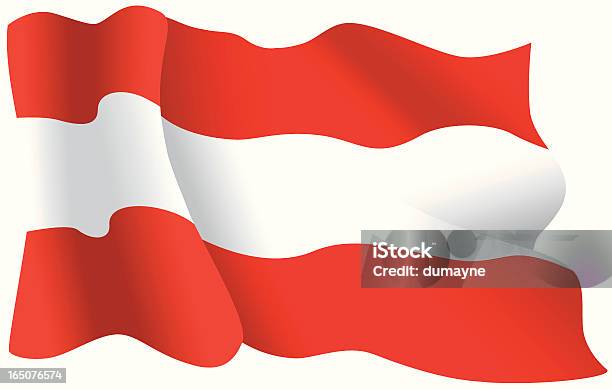 Österreichische Flagge Stock Vektor Art und mehr Bilder von Österreichische Flagge - Österreichische Flagge, Europa - Kontinent, Europaflagge