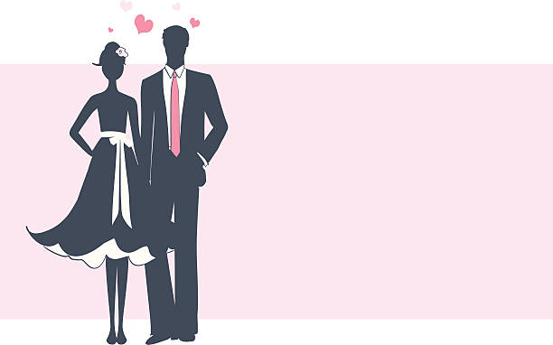 Love All you need is love. Lots of other couples available! prom fashion stock illustrations