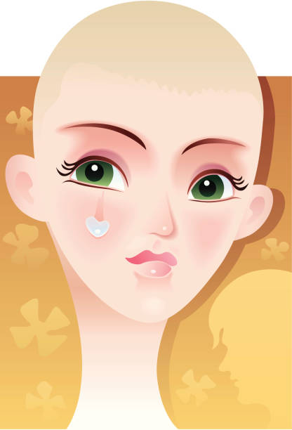 illustrazioni stock, clip art, cartoni animati e icone di tendenza di macchiato faccia strappo - tear vector illustrations and vector art aciculum