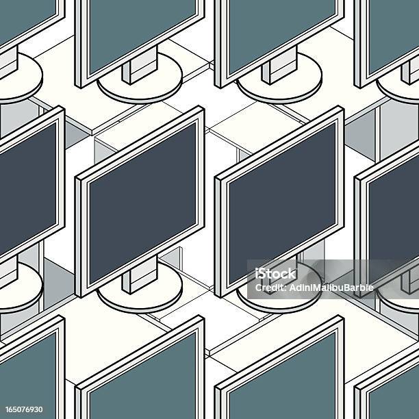 Fliesennahtlose Tapete Stock Vektor Art und mehr Bilder von Computerbildschirm - Computerbildschirm, Nahtloses Muster, Bildhintergrund