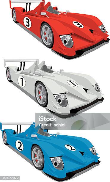 Le Mans Race Cars Stock Illustration - Download Image Now - Racecar, Stock Car, Alloy Wheel