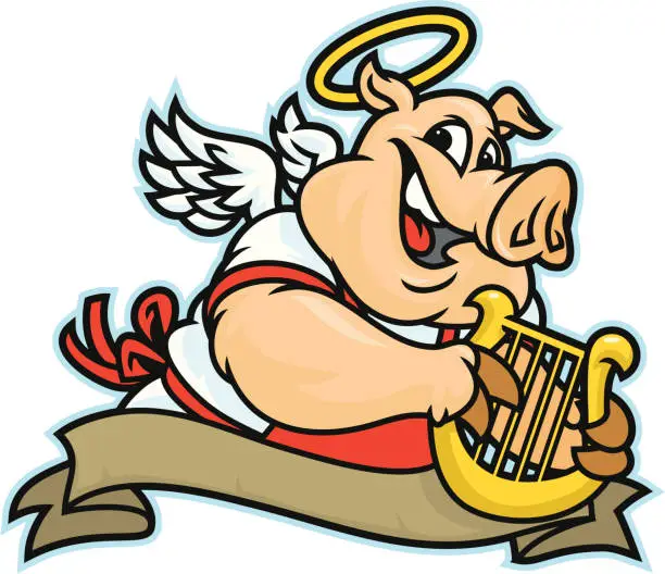 Vector illustration of Hog Heaven