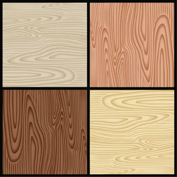 Vector illustration of Wood Panels