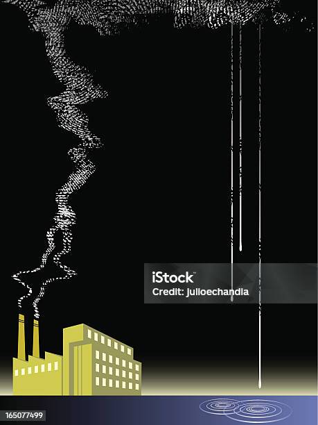 Industrie Stock Vektor Art und mehr Bilder von Abwasser - Abwasser, Herstellendes Gewerbe, Bildung