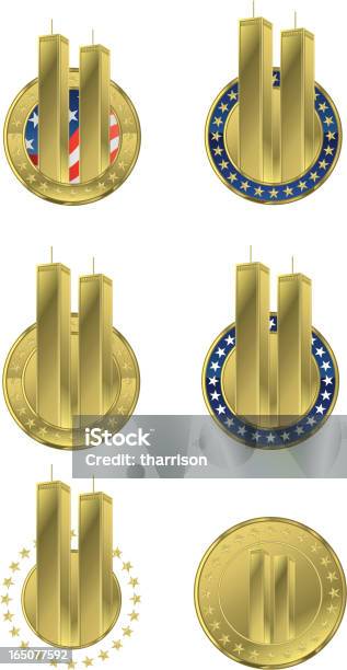 벡터 세계무역센터 엠블럼 0명에 대한 스톡 벡터 아트 및 기타 이미지 - 0명, 금-금속, 금색