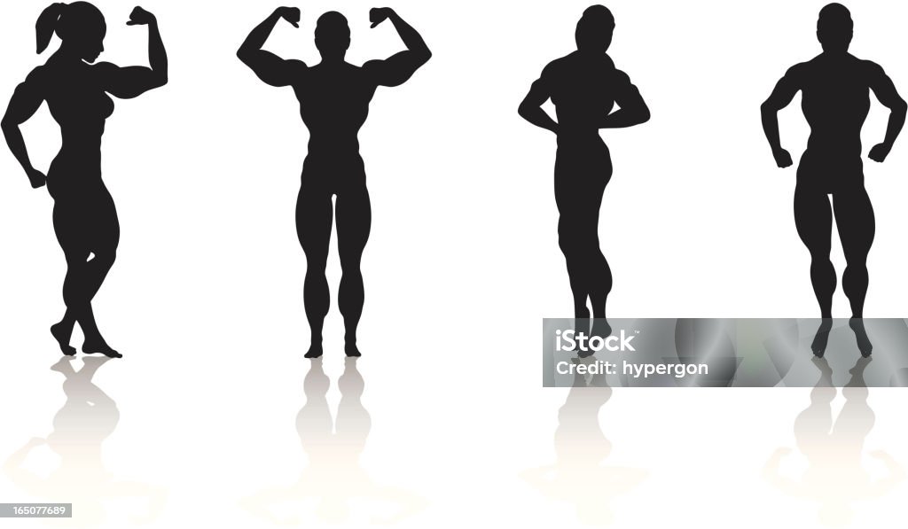 Female Bodybuilder File types included are ai, eps, jpg, and svg. Active Lifestyle stock vector