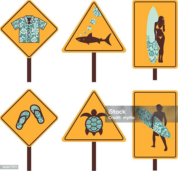 Surfzone Stock Vektor Art und mehr Bilder von Badebekleidung - Badebekleidung, Badelatsche, Bikini