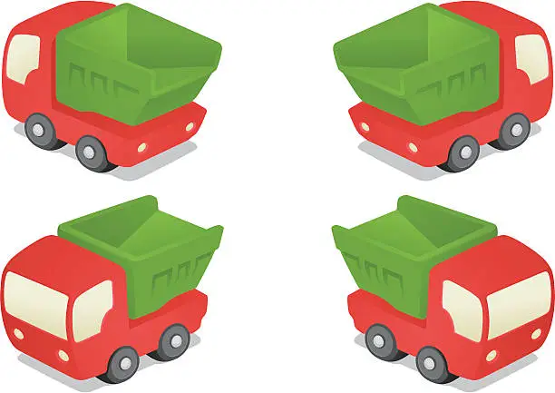 Vector illustration of Dump Truck