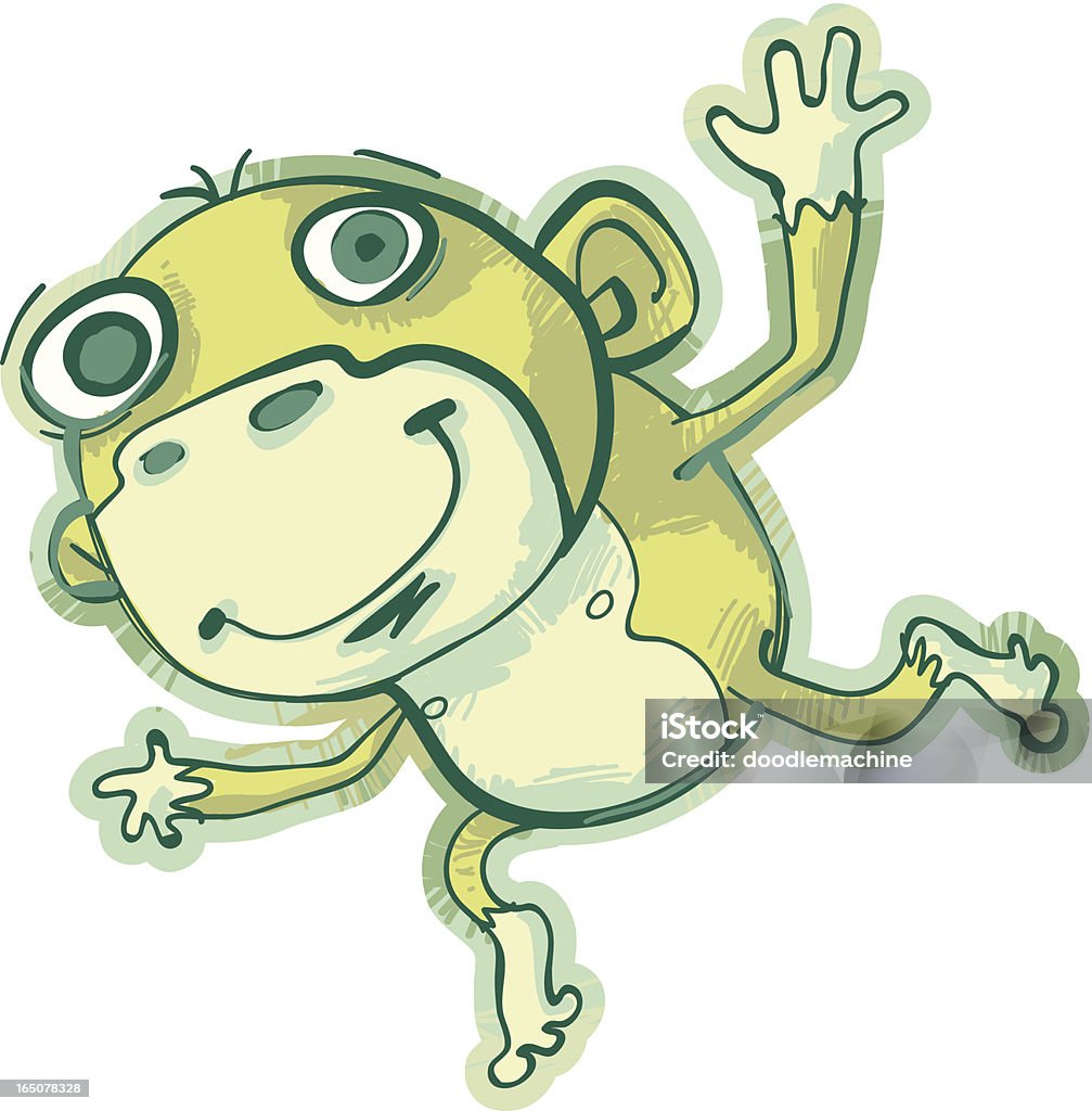 Monkeydance&nbsp;! - clipart vectoriel de Chimpanzé libre de droits