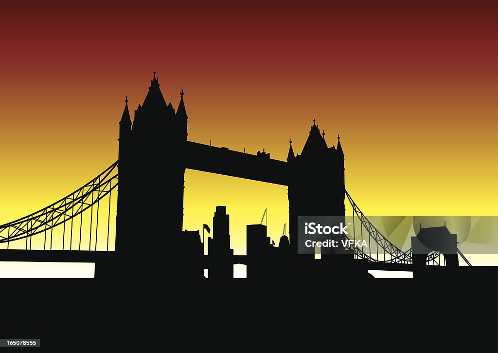 Tower Bridge - arte vettoriale royalty-free di Tower Bridge