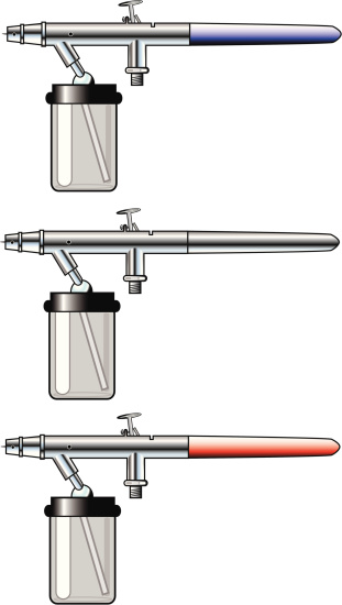 Dual-Action Airbrushes