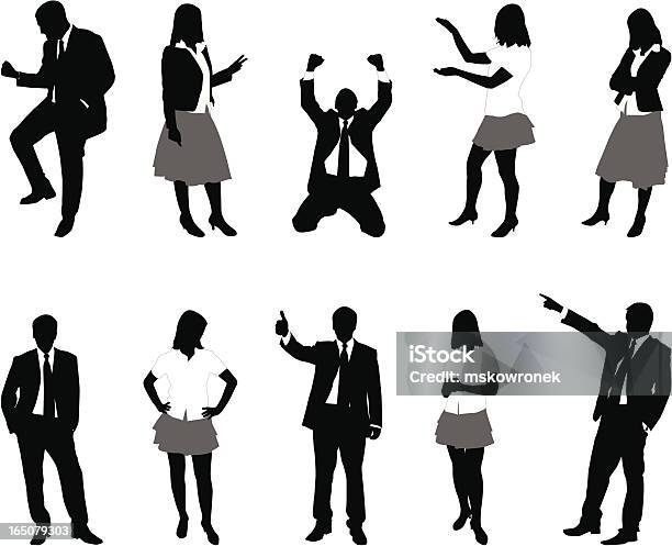 Business People Stock Illustration - Download Image Now - Scale, People, The Human Body