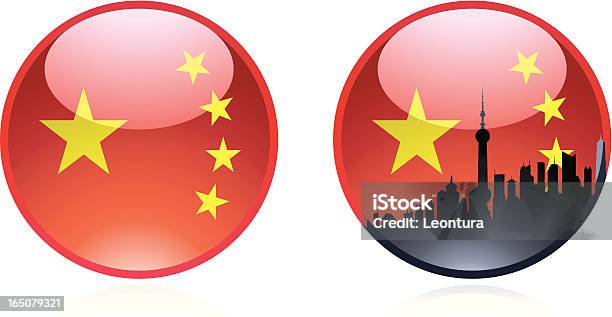 Китайский Мрамором — стоковая векторная графика и другие изображения на тему Внешний вид здания - Внешний вид здания, Китайский флаг, Башня