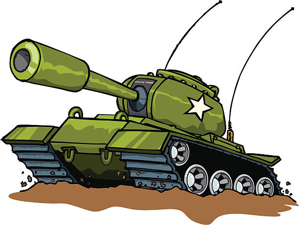Cartoon Of A Army Tanks Illustrations, Royalty-Free Vector Graphics & Clip  Art - iStock