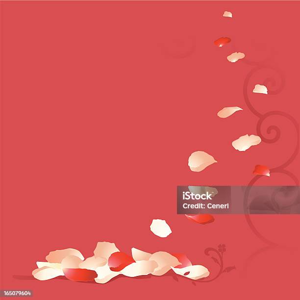 Petalo Di Rosa - Immagini vettoriali stock e altre immagini di Petalo di rosa - Petalo di rosa, Cadere, Petalo