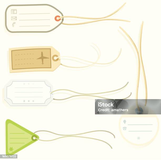 Paper Tags Stock Illustration - Download Image Now - Label, String, Advice