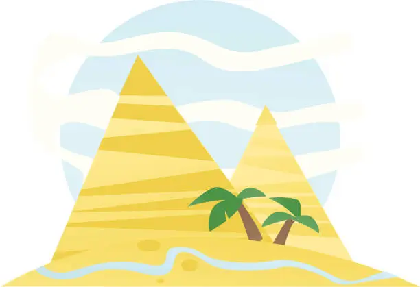 Vector illustration of Pyramids