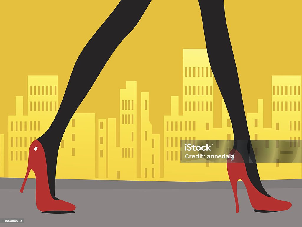 strut vector illustration - abstract/fashion concept Red stock vector