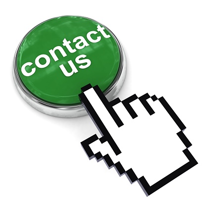 Contact us button customer support information
