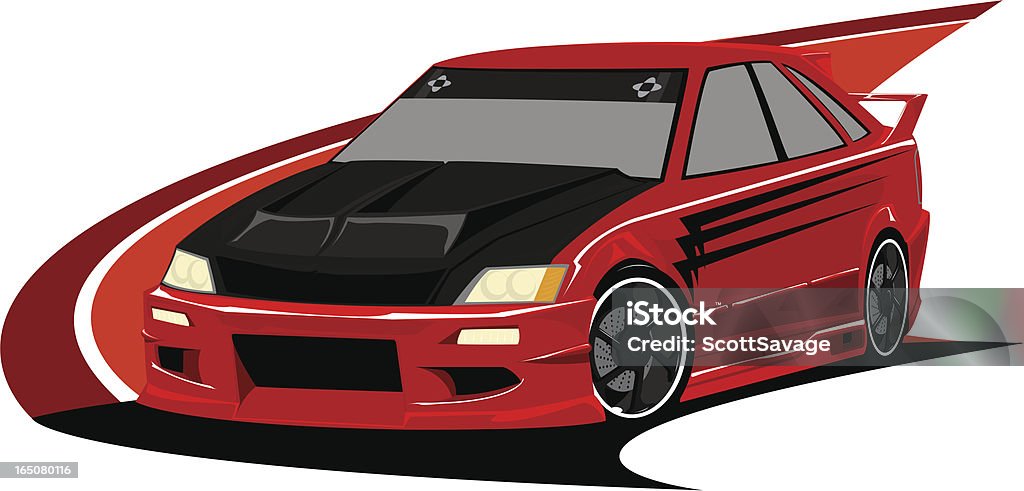 Red Car Picture Graphics Red Car Stock Illustration - Download Image Now - Backgrounds, Black ...