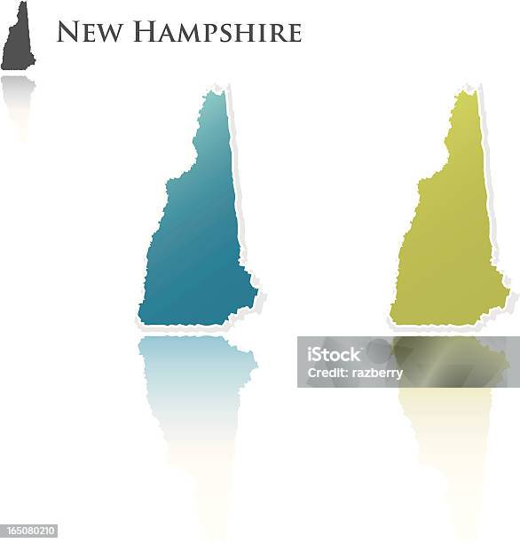 Vetores de Gráficos Do Estado De New Hampshire e mais imagens de Azul - Azul, Clip Art, Complexidade