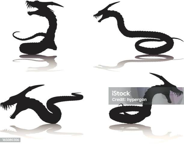 Halloween Creature Stock Illustration - Download Image Now - Animal, Back Lit, Black Color